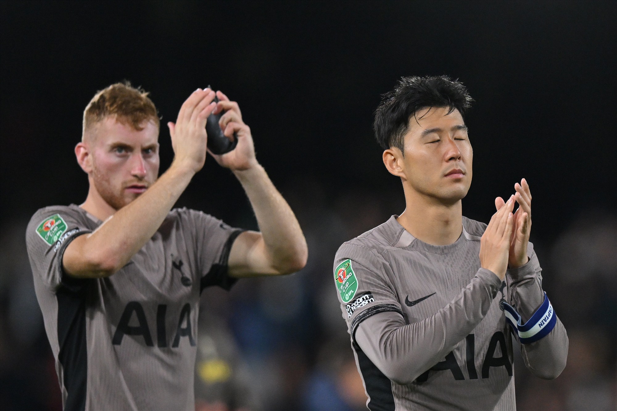 Tottenham dừng bước khá đáng tiếc trong trận Derby London tại vòng 2 League Cup. Ảnh: AFP